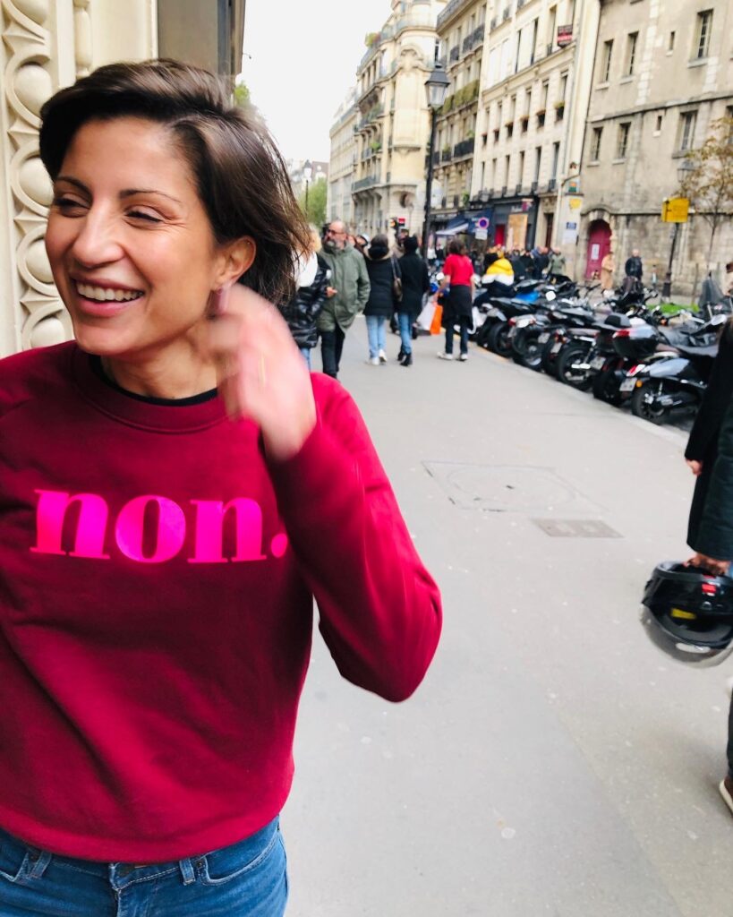 non. Sweatshirt Bordeaux / Neonpink · Größe XS
