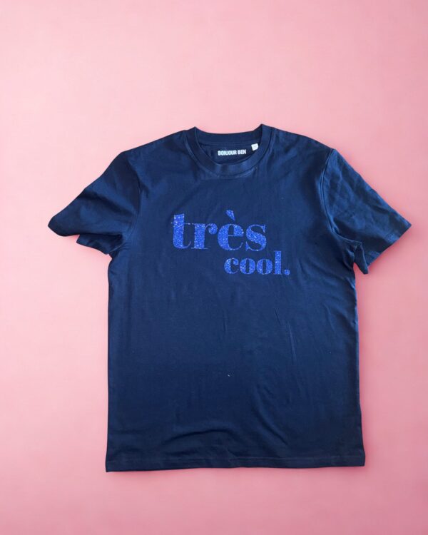 Très cool T-Shirt dunkelblau / blau Glitzer