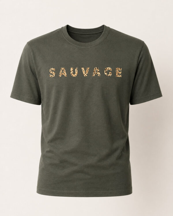 Sauvage T-Shirt Khaki / Leo