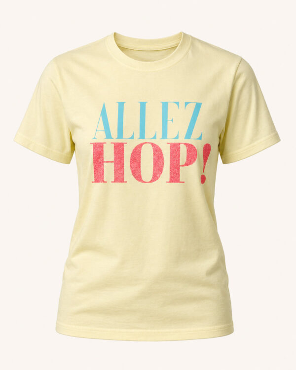 ALLEZ-HOP! T-Shirt Leon / Blau Koralle Glitzer