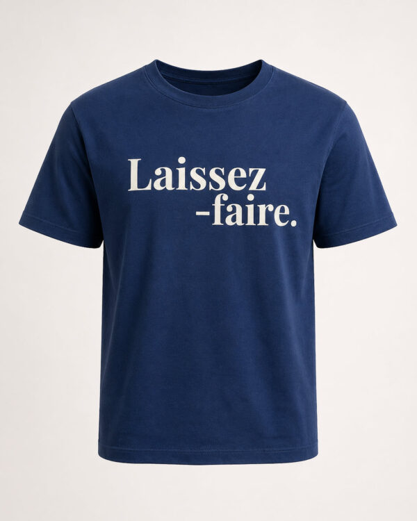 Laissez-Faire T-Shirt Petrol / Weißglitzer