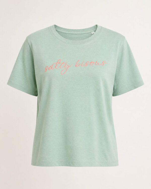 Salty Bisous T-Shirt Jade / Glitzer