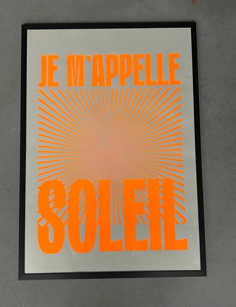 Je m'appelle soleil Poster 70x100