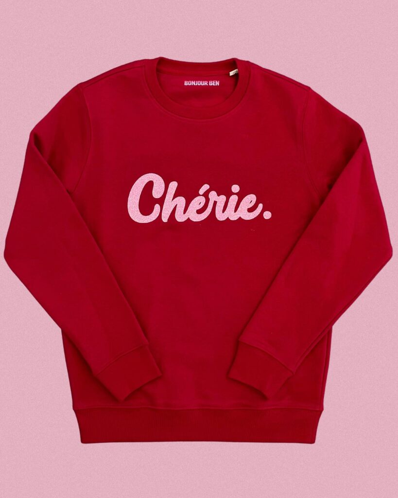 Chérie is always an option 🍒🍂🇫🇷. . . . . #cherie #sweaterweather #french #deepred #fw23 #newdrop #ethicalfashion #sustainablefashion #look #basics #bonjourben
